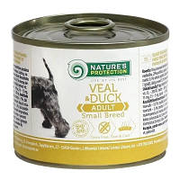 Консервы для собак Nature's Protection Adult small breed Veal & Duck 200 г (KIK45095) m