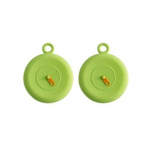 Багаторазові кришки для зберігання харчових продуктів 3 шт COVER/205 Зелений SV227, фото 1