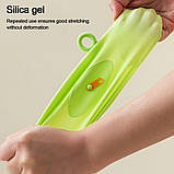 Багаторазові кришки для зберігання харчових продуктів 3 шт COVER/205 Зелений SV227, фото 3