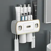 Тримач для зубних щіток для зубних щіток з висувними ящиками TOOTHBRUSH HOLDER XL-716  YU227