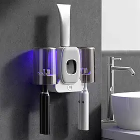 Настінний органайзер для зубних щіток 2 чашки TOOTHBRUSH HOLDER XL-717 SV227