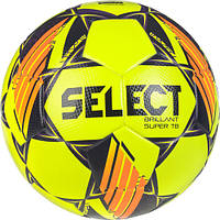 М'яч футбольний SELECT Brillant Super TB v24 (FIFA QUALITY PRO APPROVED) (509) жовт/фіолет, 5, Жовтий, 5