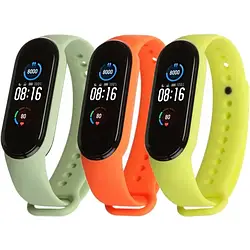 Набір ремінців для фітнес-браслета ArmorStandart для Xiaomi Mi Band 6/5 Neon Check (ARM57626)