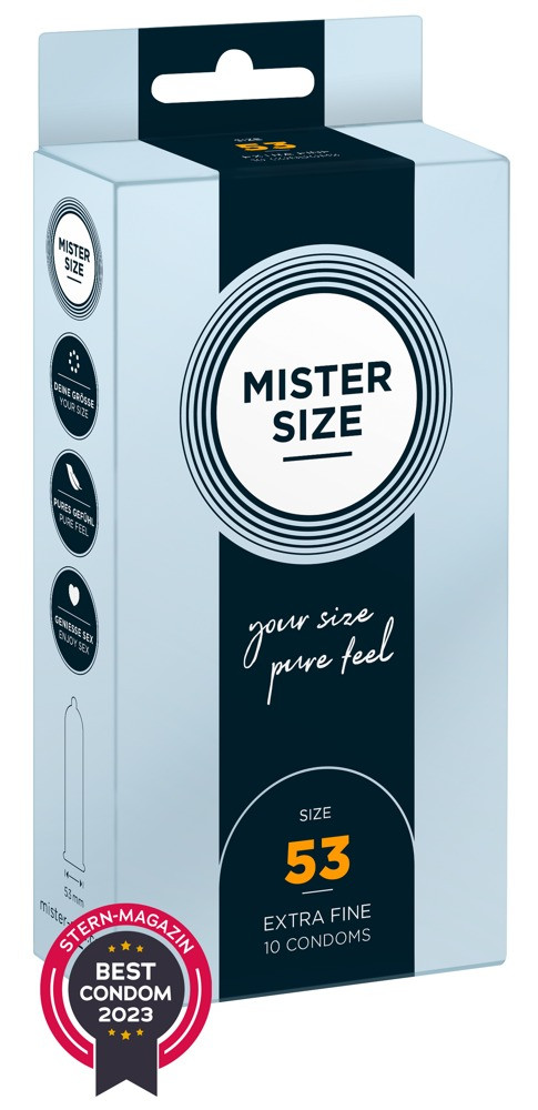 Презервативи Mister Size 53 Pure Feel 10 шт.