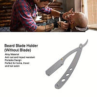 Небезпечна бритва, клинкова бритва з відкритим лезом, пряма бритва, побоювання, шаветка Barber Steel Silver