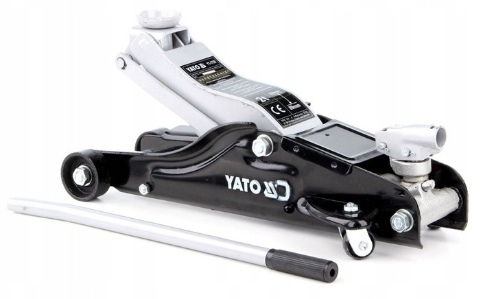 Низькопрофільний гідравлічний автомобільний домкрат підіймач Yato YT-1720 2 т