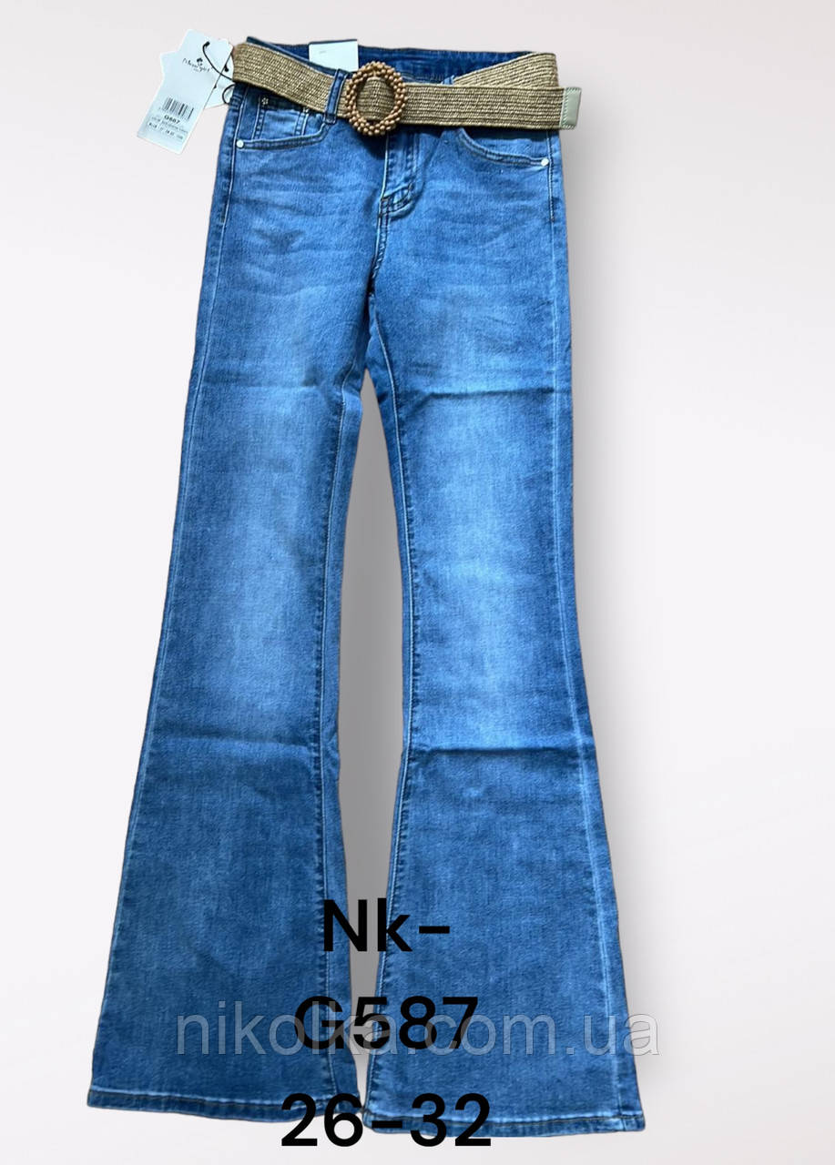 Джинси жіночі оптом, 26-32 рр.,  арт. Nk-G587, фото 1