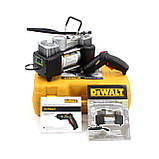 Авто набір 2в1 DeWalt  компресор 72л/хв 12V, 30A + викрутка DCF680G1), фото 10
