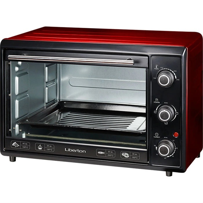 Електродуховка Liberton LEO-400 Red 40 л