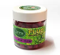 Soft Method Pellet Fluo FPM Baits® 8 mm 50 g в банке Plum Слива