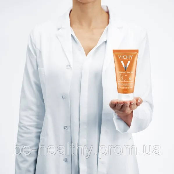 Солнцезащитный крем для нормальной и сухой кожи лица,Vichy Capital Soleil Creamy Protective Cream SPF50+, 50мл - фото 6 - id-p2105438919