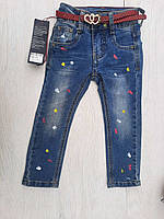 Детские джинсы на девочку 1-5 лет Resser Denim