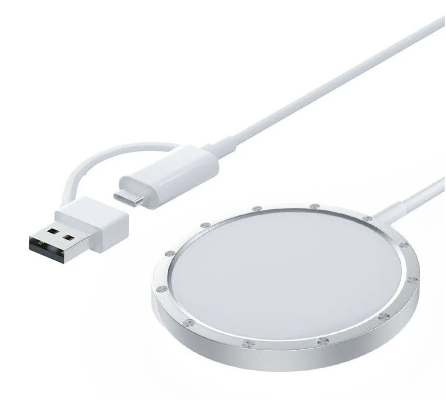 Бездротовий зарядний пристрій для MagSafe телефону Apple iPhone Wireless charger 20W безпровідна зарядка