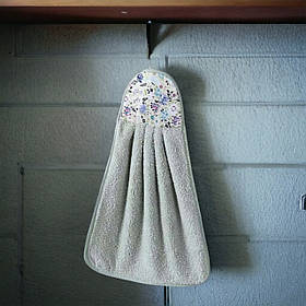 Кухонний рушник з мікрофібри з петелькою 32*22 см, прихватка кухонна