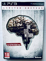 The Evil Within Limited Edition + Картонный 3D футляр, Б/У, русские субтитры - диск для PlayStation 3
