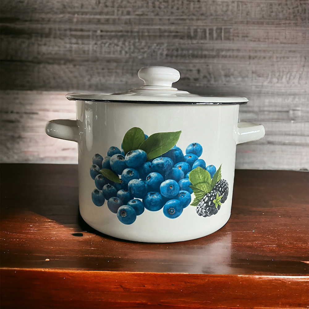 Каструля емальована 4.5л Лохина молочна Idilia 1615/2