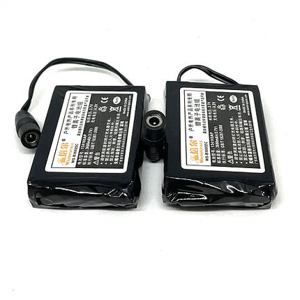 Акумулятор для одягу з підігрівом, Li-Polymer 3600 mAh, 3.7V, DC гніздо, фото 1