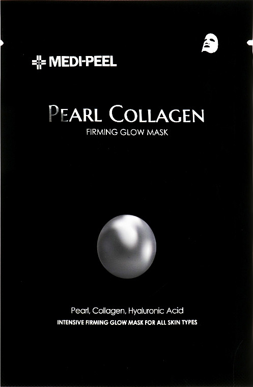 Тканевая омолаживающая маска с коллагеном и жемчугом Medi-Peel Pearl Collagen, 25 мл - фото 1 - id-p2105452305