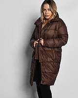 Женская демисезонная удлиненная куртка тм X-Woyz 8931-15 размеры 42- 48