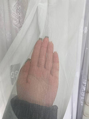 Тюль бамбук заввишки 2,8 м. біла, фото 3