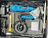 Гравер Makita GD0603 + доп гравер 12 V + набір на 236 насадок, фото 6