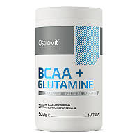 Аминокислоты OstroVit BCAA + Glutamine (500 г, без вкуса)