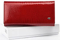 Женский кожаный кошелек SERGIO TORRETTI W501 красный натуральная кожа