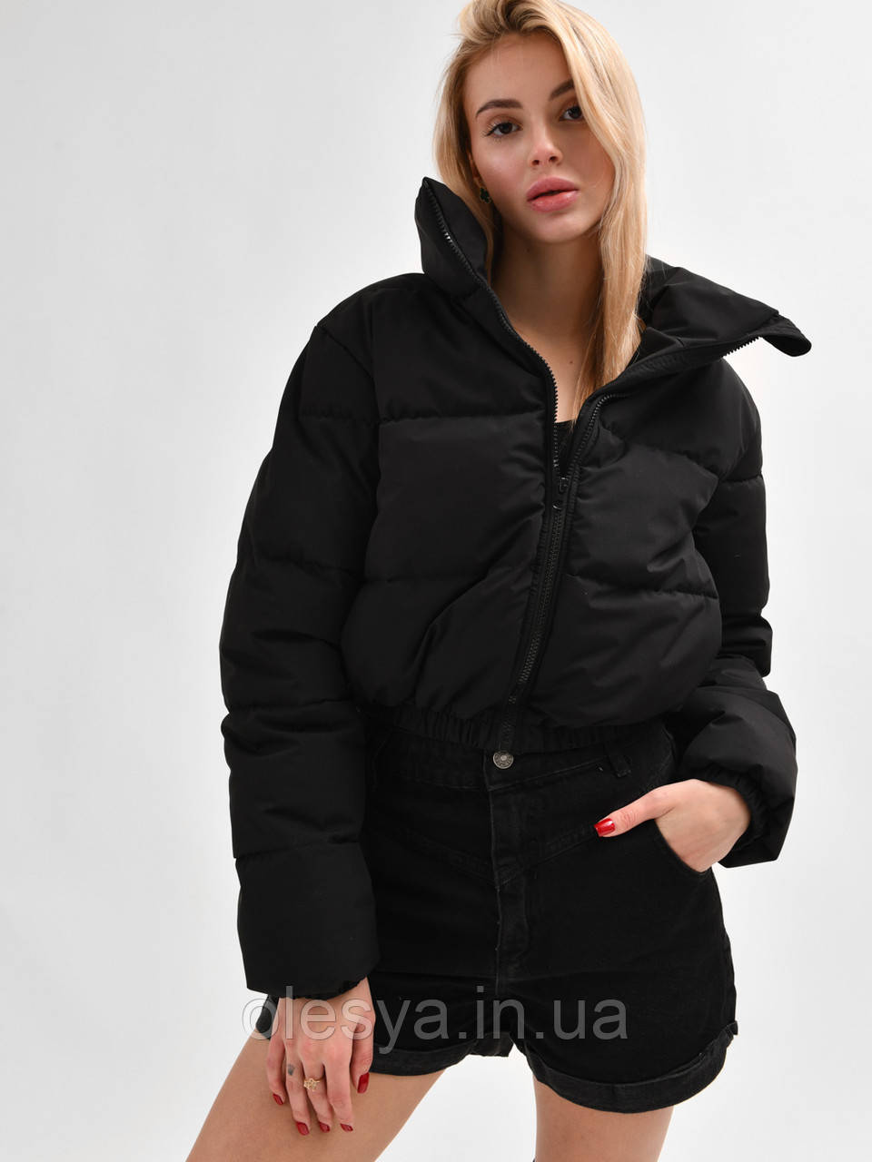 Демісезонна куртка з високим коміром 8942 тм X-Woyz. Розміри: XS-L, фото 1