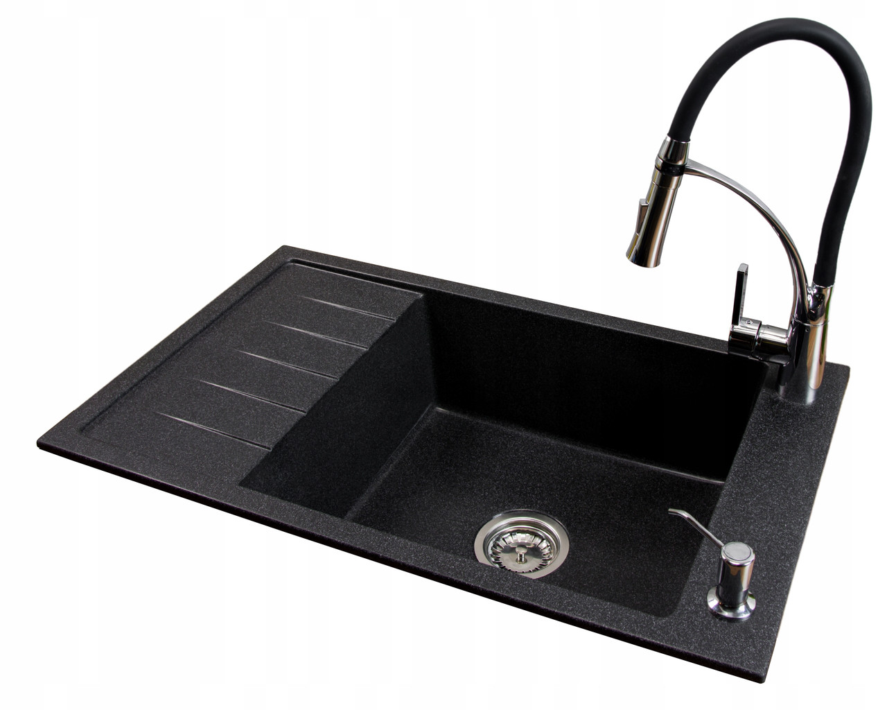 Кухонна мийка Brado LUIS NEXO + дозатор