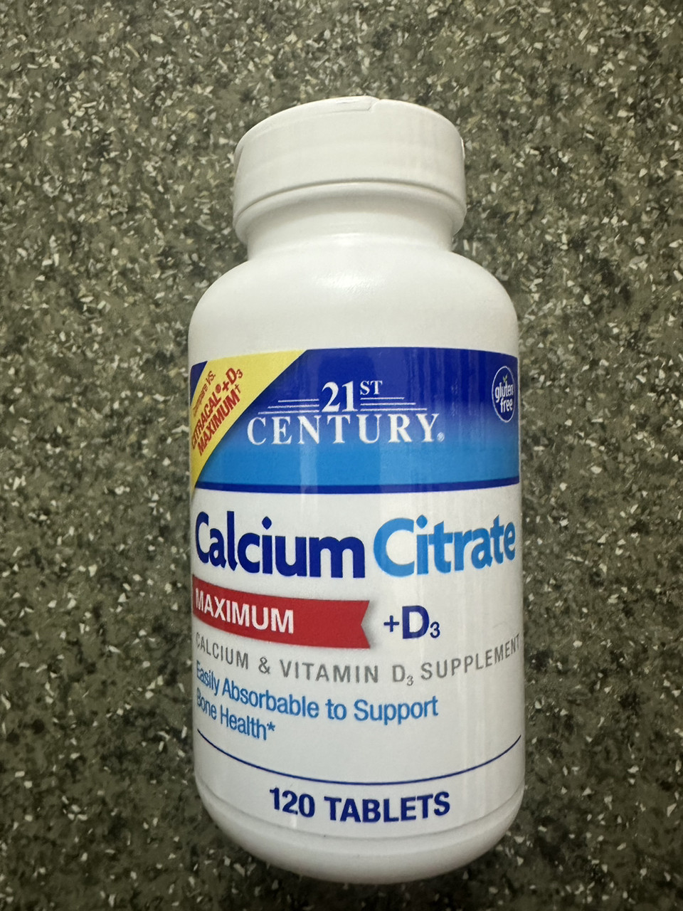 Кальцій цитрат 21 Century Calcium Citrate + D3 120Tab
