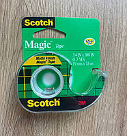 Скотч канцелярський матовий 3M Scotch матовий 19 мм х 7.6 м