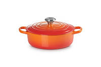 Кастрюля чугунная с крышкой Le Creuset Gourmet 24 см 21179240902430