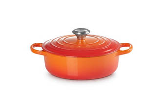 Каструля чавунна з кришкою Le Creuset Gourmet 24 см 21179240902430