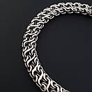 Срібний чоловічий браслет широкий рамзес (зворотний). Масивний срібний браслет ширина 1 см. Довжина 20,5 см, фото 7