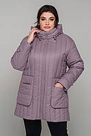 Довга весняна куртка прямого крою на тинсулейті Детройт великих розмірів 50-60 розміри різні кольори моко