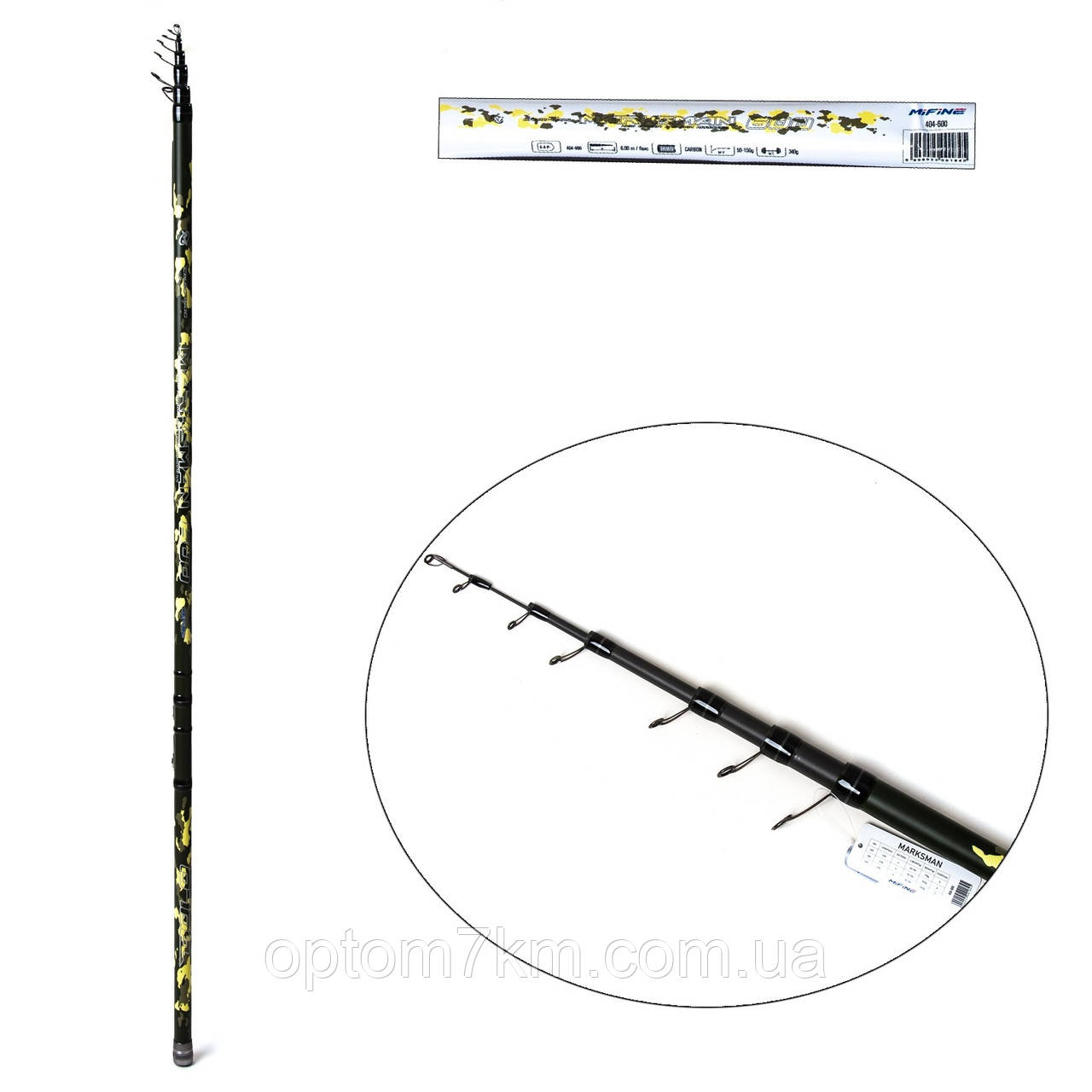 Удилище Mifine Marksman 50g-150g 6м