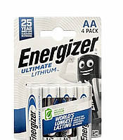 Батарейки Energizer Ultimate Lithium AA/LR6 (4шт)