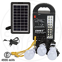 Портативный кемпинговый фонарь DAT SLS AT-999 6V4500mAh (Солнечная батарея, павербанк, 19 светодиодов) "Sp"