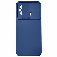 Чохол Soft Silicon Case CamShield Redmi 12C Dark Blue
