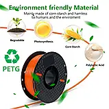 Пластик KINGROON PETG Orange, Classic Spool, 1.75мм, 1кг, 340м, H230-250°C, B70-90°C, Помаранчевий філамент для 3Д-друку, фото 3