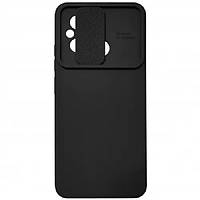 Чохол Soft Silicon Case CamShield Redmi 12C Black