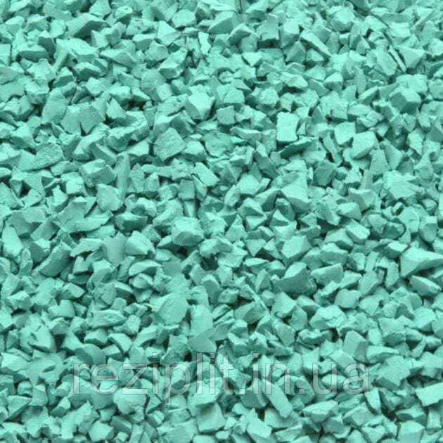 EPDM гранула TURQUOISE BLUE RAL 5018 UNIRUBBER