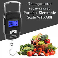 Ваги-кантер електронні господарські до 50 кг Portable Electronic Scale WH-A08