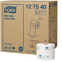 Туалетний папір авто-шифт у рулоні білий, одношаровий, 135 м (Т6) Tork Universal