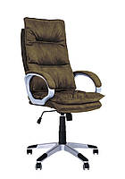 Компьютерное офисное кресло для руководителя Яппи Yappi Tilt PL-35 ткань PL-10 темно-оливковый (IM)