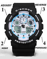 Инструкция по настройке часов Casio G-Shock GA-100