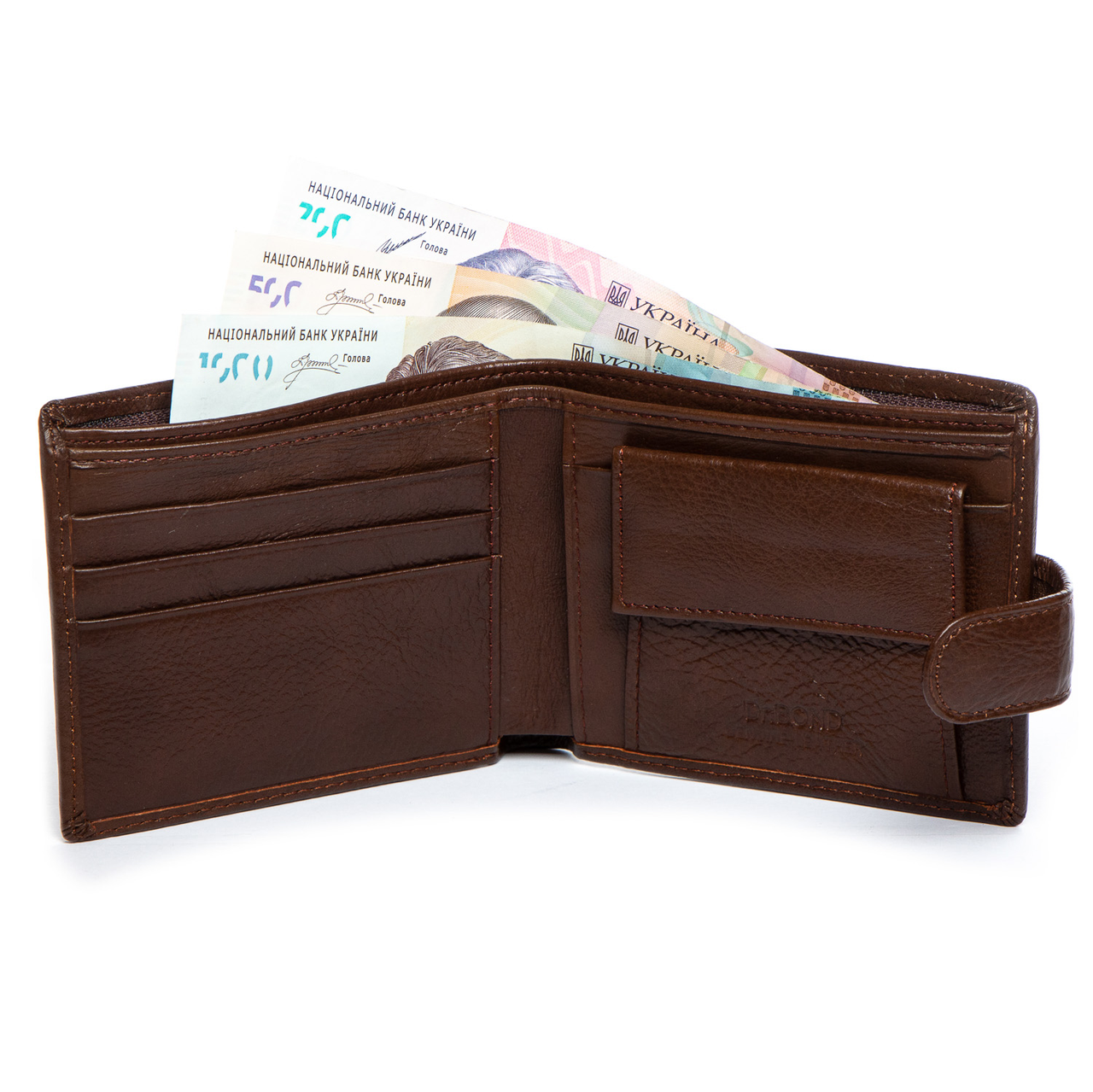 Чоловічий шкіряний Classic гаманець DR.BOND гуртом/роздріб