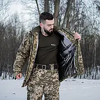 Куртка-бушлат статична піксель ВСУ (Омні-Хіт) Omni-Heat) 46