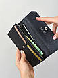 Гаманець жіночий місткий шкіряний з відділенням на блискавці "Hailey" з можливістю персоналізації, фото 5