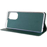 Шкіряний чохол книжка GETMAN Elegant (PU) для Xiaomi Redmi Note 10 Pro / 10 Pro Max, Зелений, фото 5